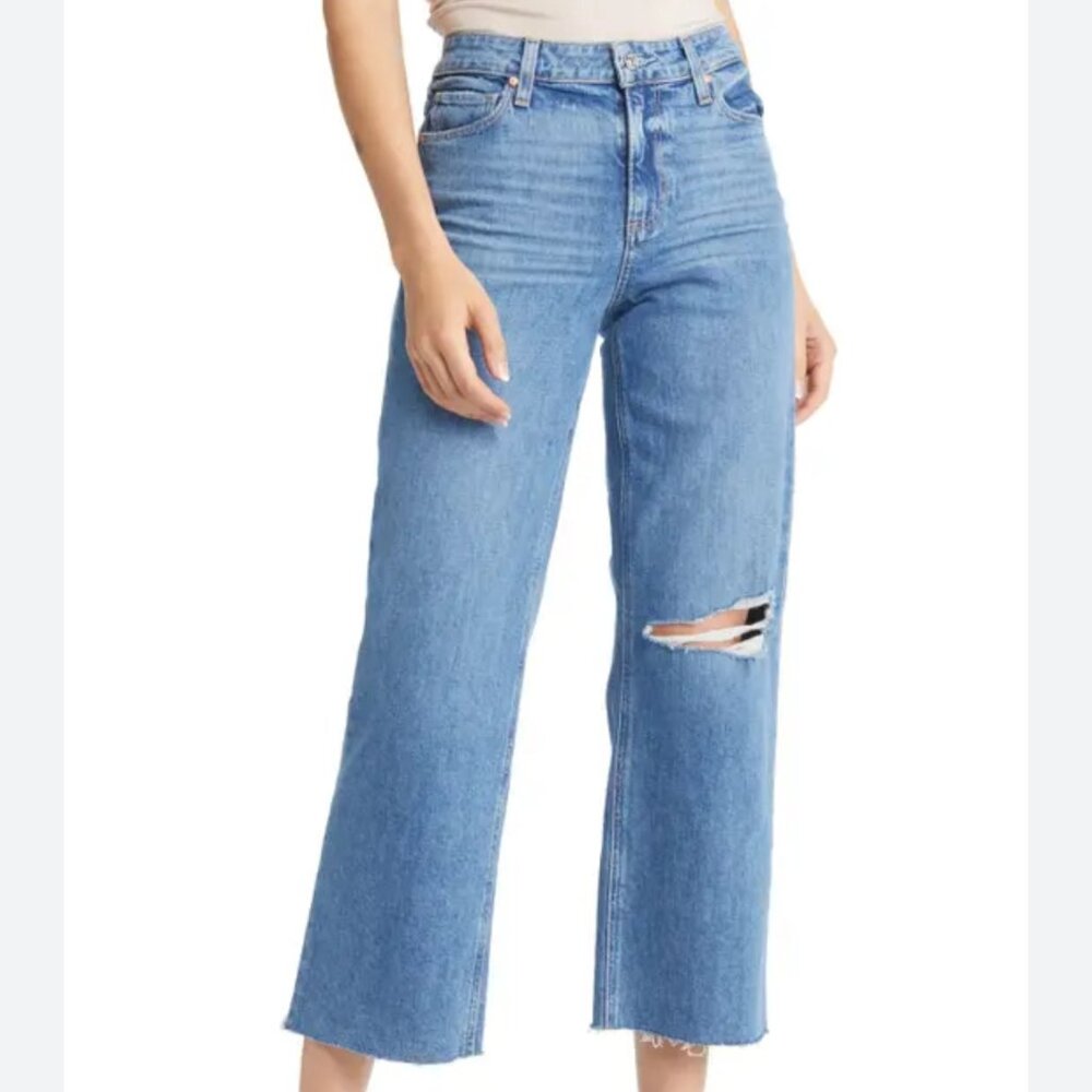 High Rise Paige Nellie Jeans Size 26